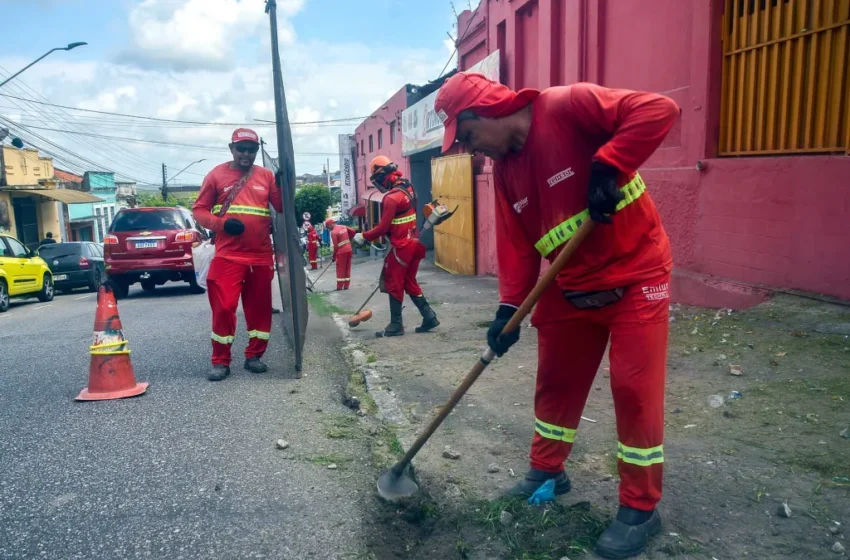  Emlur realiza serviços de zeladoria em 11 bairros de João Pessoa