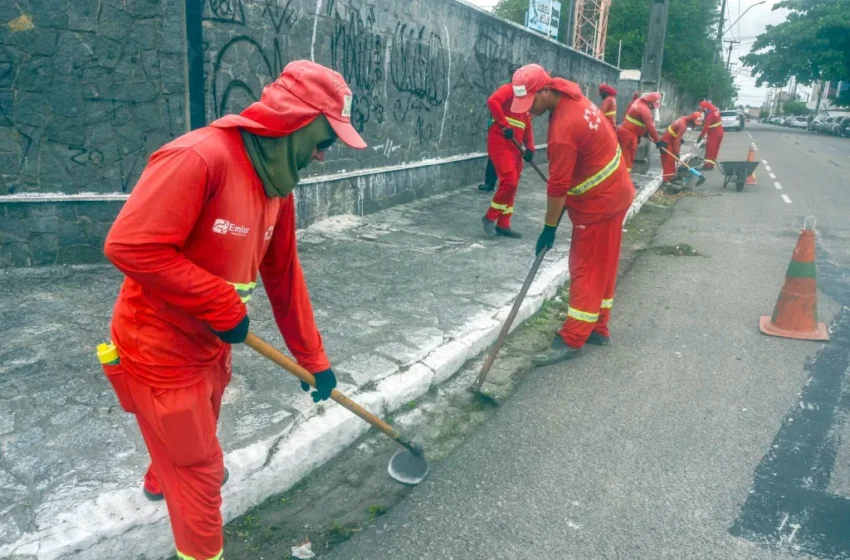  Serviços de zeladoria da Emlur contemplam 16 bairros da Capital