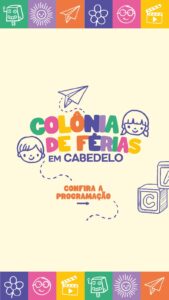  Prefeitura de Cabedelo abre inscrições para a Colônia de Férias de Verão/2025