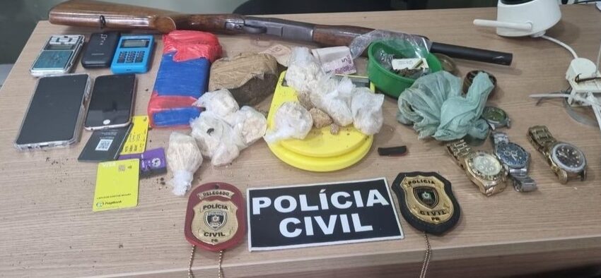 Suspeito de tráfico de drogas é detido em Bananeiras