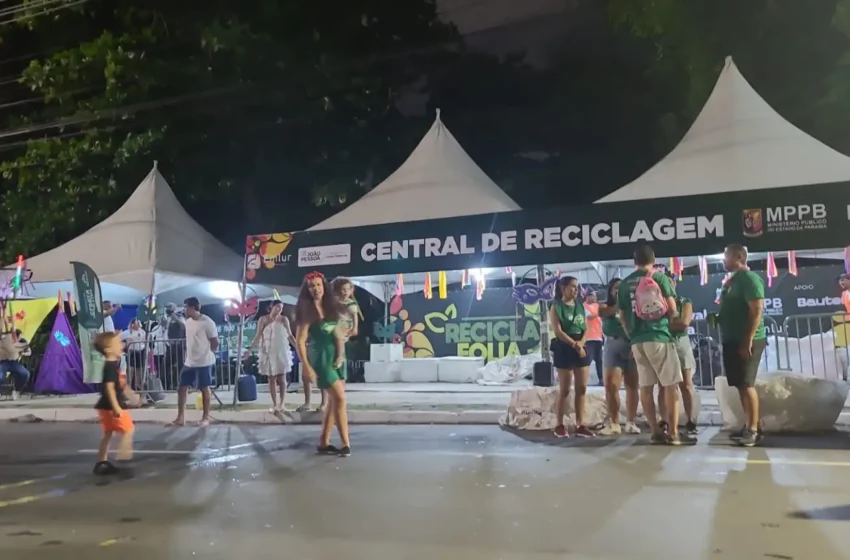  Coleta seletiva: Recicla Folia leva ações para desfile de bloco em João Pessoa