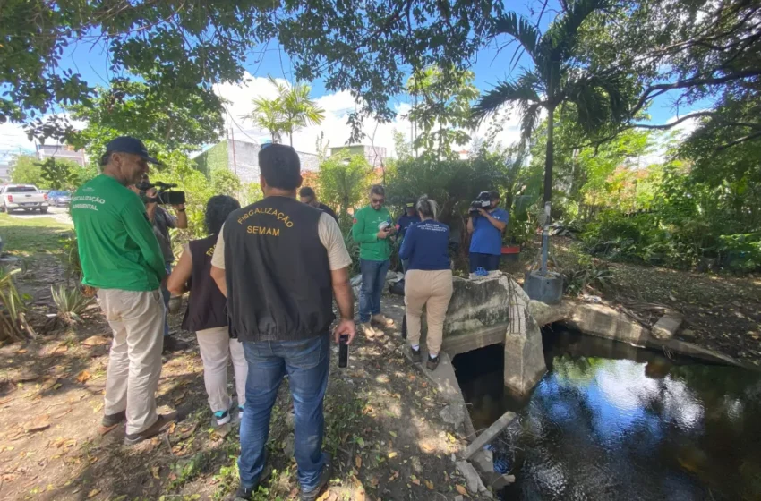 Técnicos da Prefeitura de João Pessoa e Cabedelo fazem vistoria na área de maceió do Bessa