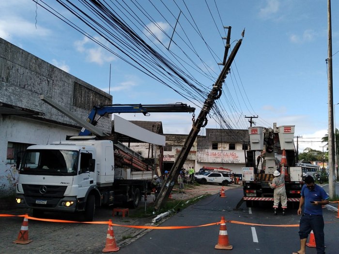  Paraíba registra alta de 12% em batidas contra postes em fevereiro