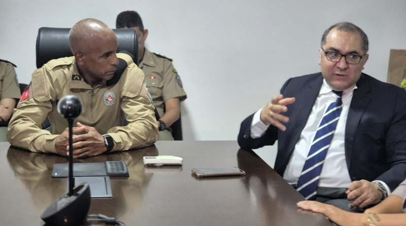 Especialistas internacionais em segurança digital e cibercrime visitam Comando-Geral da PMPB