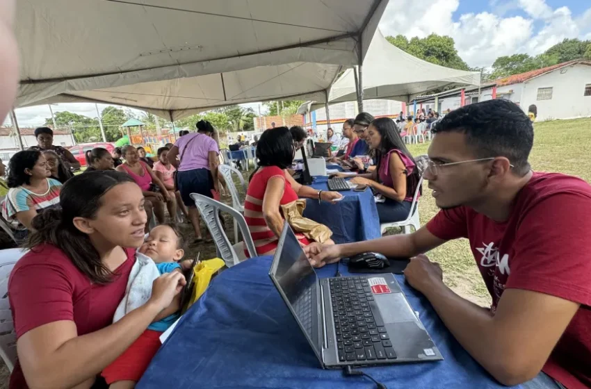 Moradores de Cruz das Armas recebem a Caravana do Cuidar nesta sexta-feira