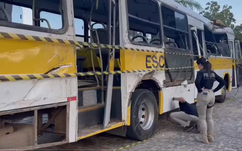 Polícia identifica falhas mecânicas em ônibus que causou morte de dois estudantes em Pilões , no brejo da Paraíba