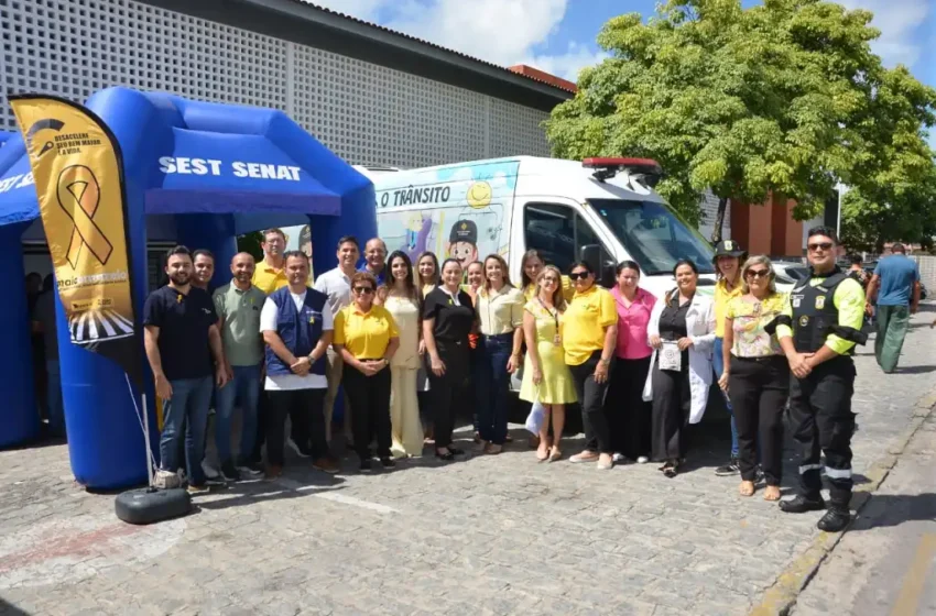 Semob-JP realiza ação da campanha Maio Amarelo no Complexo Hospitalar de Mangabeira