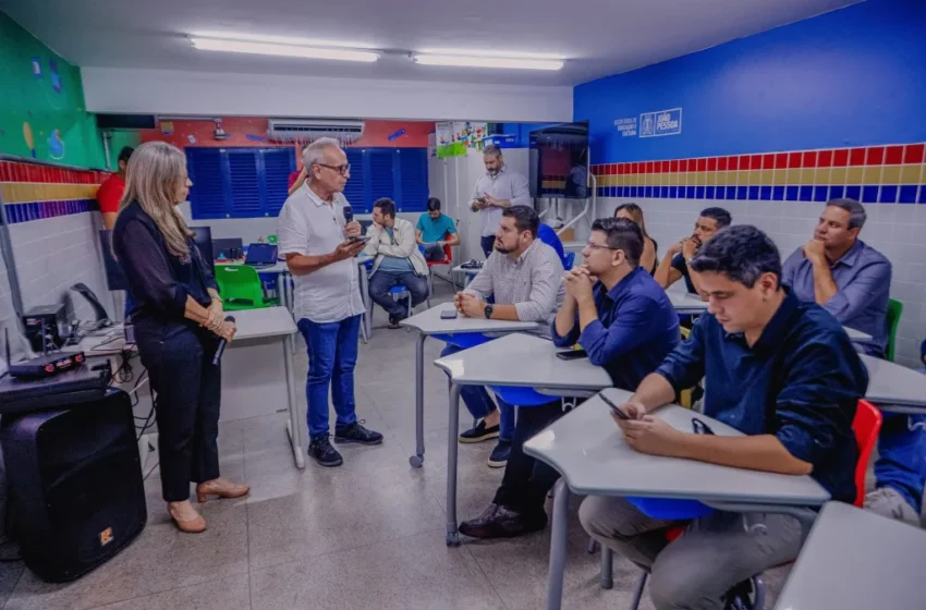Educação pública de João Pessoa vira referência nacional e atrai comitiva de prefeitos do Mato Grosso do Sul