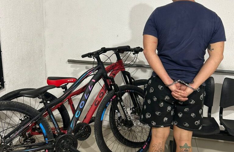 Homem é detido pela Polícia Civil por acusação de roubo de bicicletas caras na na orla de João Pessoa