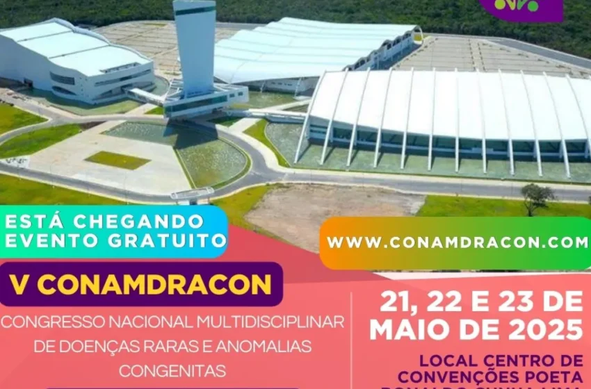 João Pessoa sedia 5ª edição do Congresso Nacional de Doenças Raras a partir do dia 21 deste mês