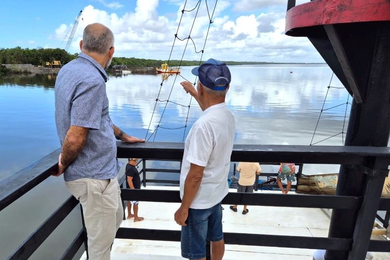 Ministério Público Federal analisa impactos de obra da Ponte do Futuro em comunidades pesqueiras da Paraíba