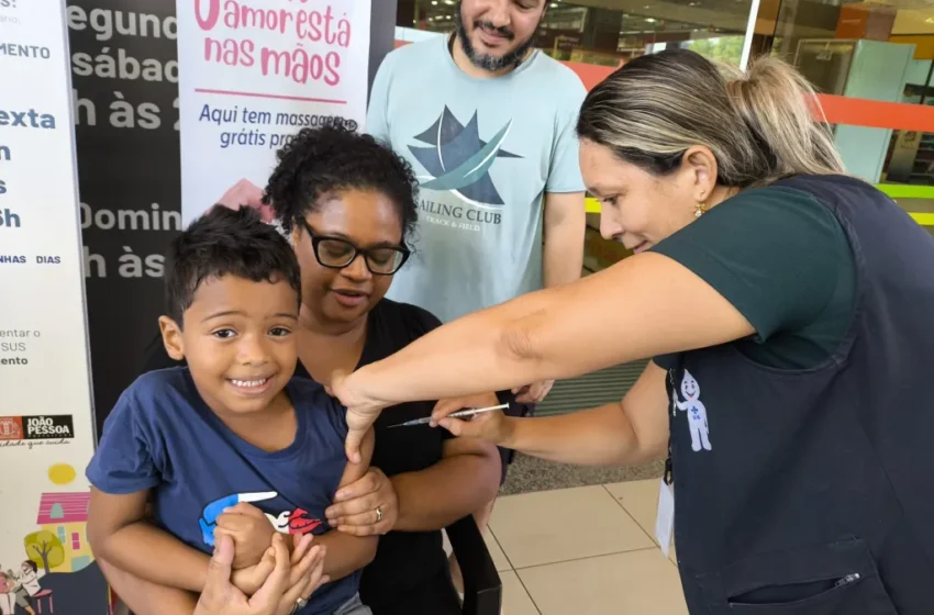 João Pessoa amplia vacinação contra Influenza para toda a população a partir de seis meses