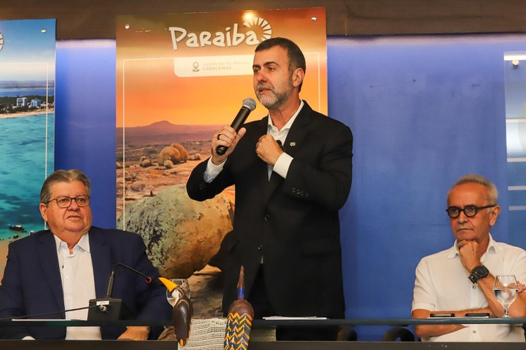  Governo da Paraíba recebe Marcelo Freixo, presidente da Embratur, para apresentar o Plano Brasis de Turismo Internacional