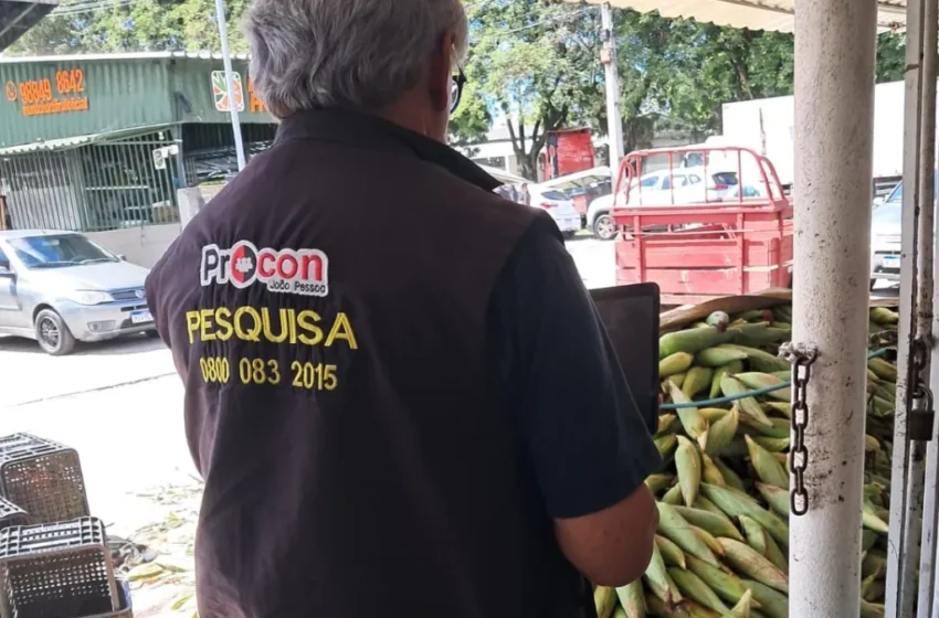 Procon-JP realiza pesquisa para milho in natura e diferença no preço de 52 espigas chega a R$ 15