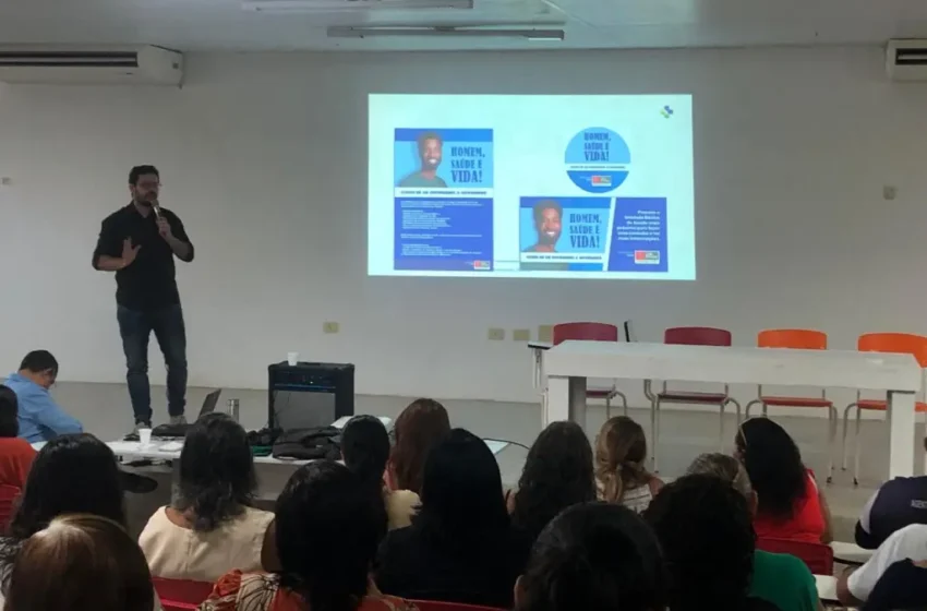  Secretaria de Saúde qualifica agentes comunitários para promoção do cuidado integral da população masculina