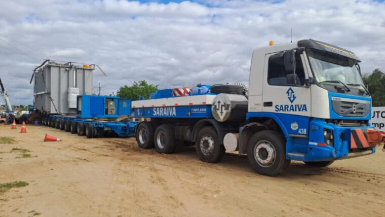 Etapa Final de transporte de transformador de grande porte acontece hoje na Paraíba