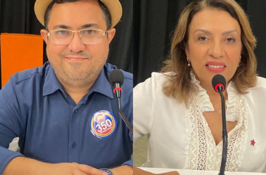  Cida Ramos fala sobre seus planos caso assuma presidência do PT-B, durante debate na TV Master