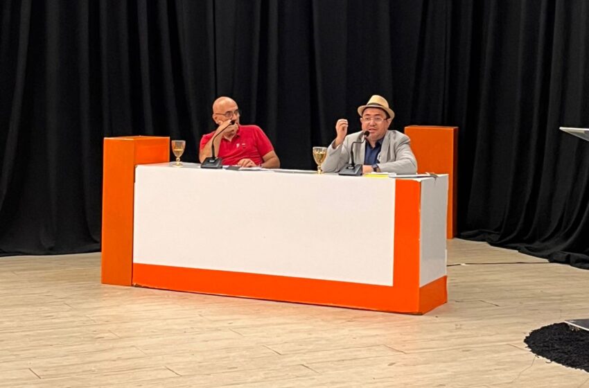 Carlinhos Guedes fala que PT não é aliado de segunda categoria, durante debate Master