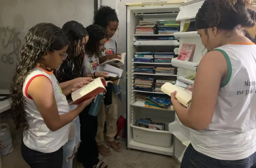 Prefeitura leva atividades culturais e educativas para inauguração de biblioteca compacta