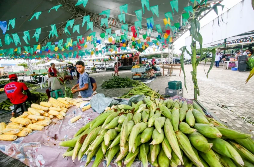 Comerciantes festejam vendas no Festival do Milho da Cecaf e consumidores elogiam qualidade e preços