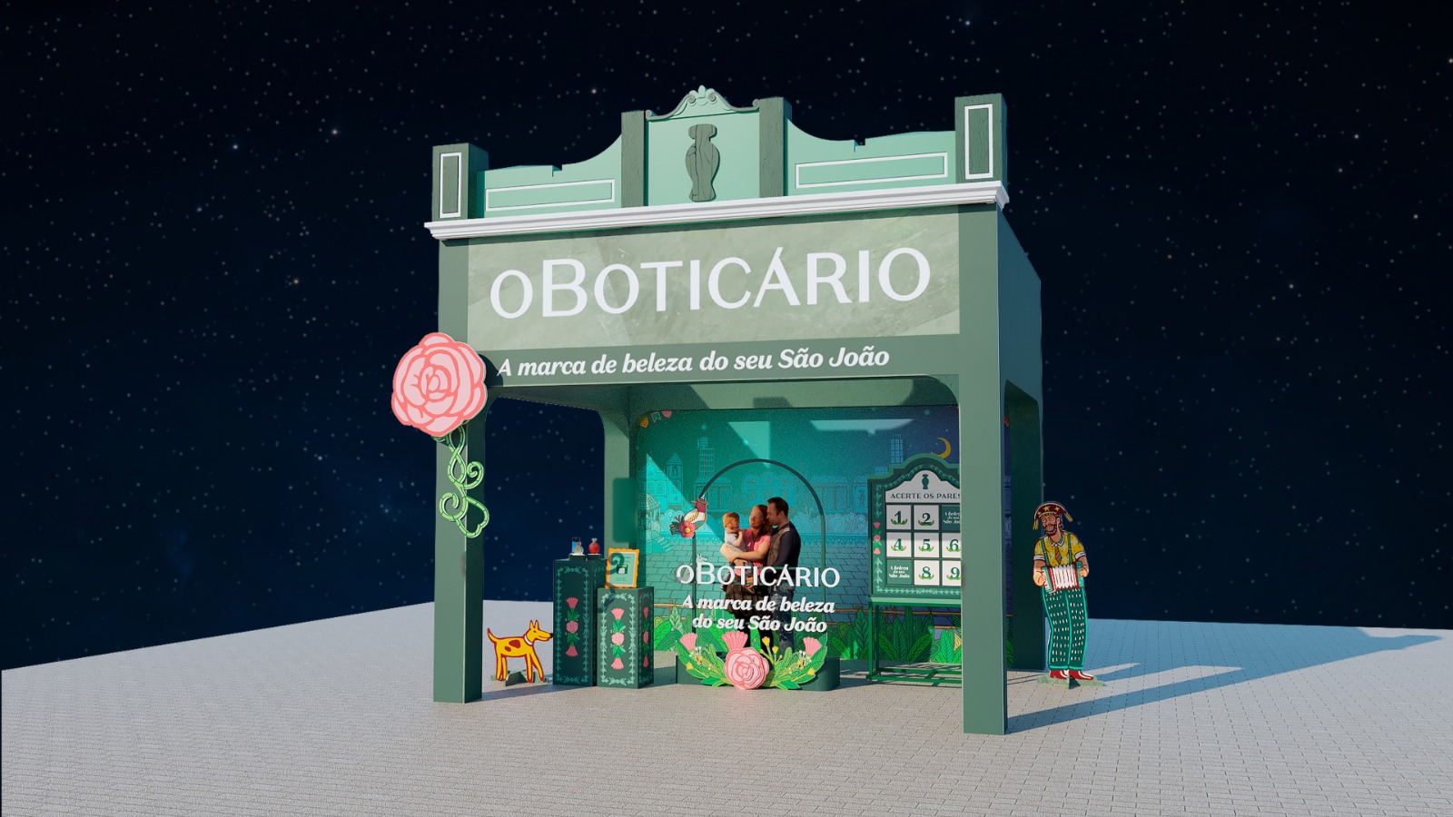 O Boticário presenteia Campina Grande com ‘Casa do Boti’ no Maior São João do Mundo