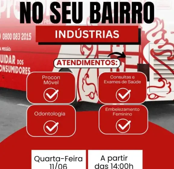 Serviço itinerante do Procon-JP volta ao Bairro das Indústrias nesta quarta-feira