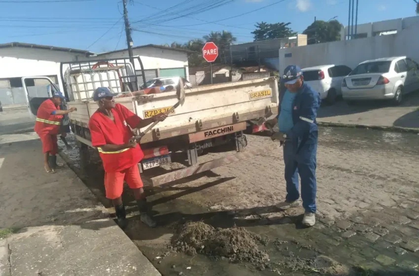 Seinfra começa semana com serviços de manutenção em mais de 30 bairros de João Pessoa