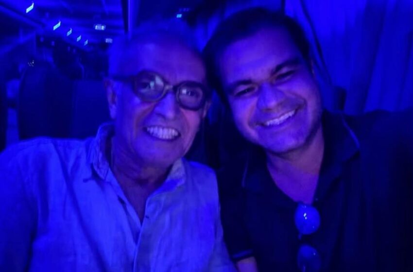  Prefeito Cícero Lucena reencontra filho Mersinho após dias de tensão no Oriente Médio