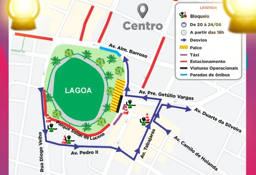 Semob-JP divulga planos de trânsito e transporte para shows do São João Multicultural
