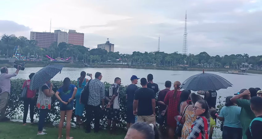 Homem morre após cair na Lagoa do Parque Solon de Lucena, em João Pessoa