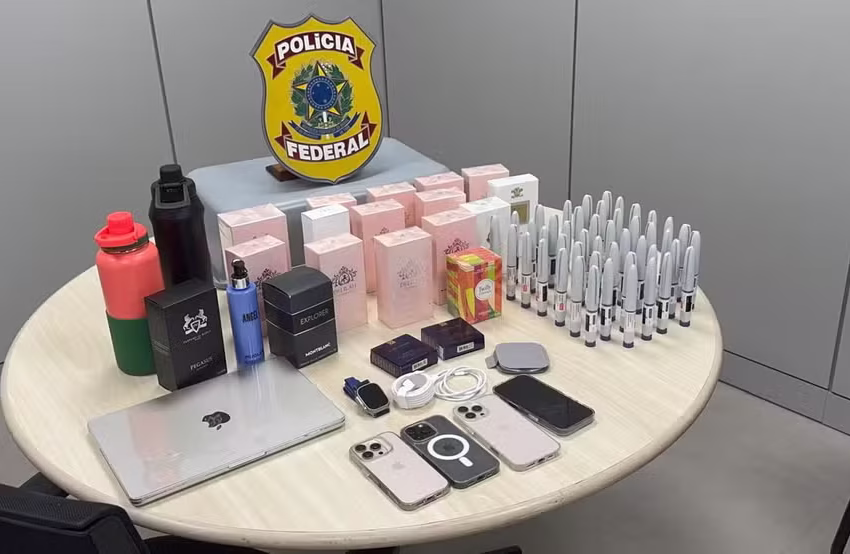 Dois suspeitos são presos pela PF com canetas emagrecedoras no Aeroporto de João Pessoa