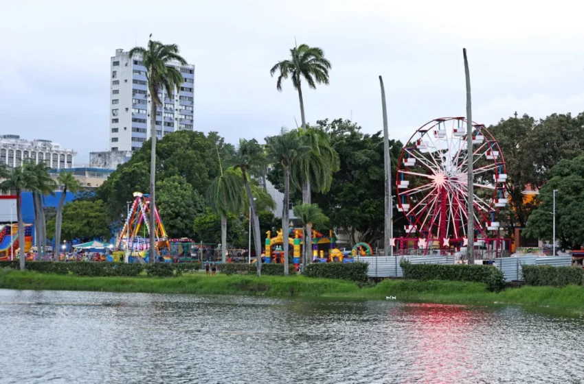Espetáculo circense e personagens infantis animam o projeto Férias no Parque neste fim de semana