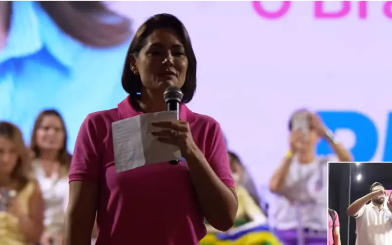 Michelle Bolsonaro cumpre agenda política na Paraíba com público reduzido em eventos do PL