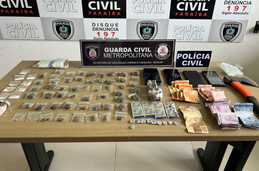  Polícia Civil prende quatro pessoas por tráfico de drogas no bairro Altiplano