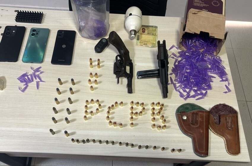 Polícia Civil prende mais dois integrantes de facção criminosa em Bayeux e apreende duas armas de fogo