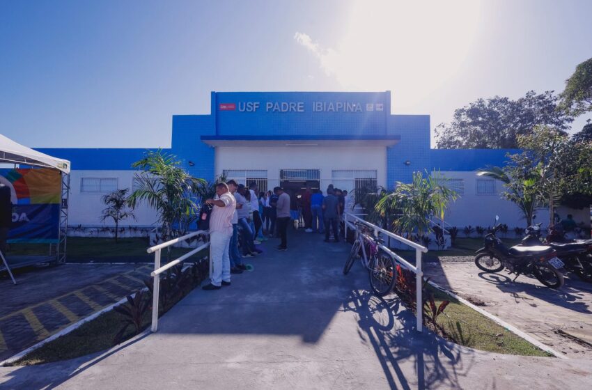  Cícero Lucena entrega USF Padre Ibiapina e avança na recuperação da Rede de Atenção Básica, com 75% das unidades já requalificadas