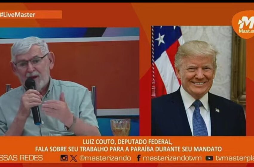 EXCLUSIVA: Deputado Luiz Couto fala sobre tarifaço de Trump no Brasil. “Para mim, é o novo Hitler”
