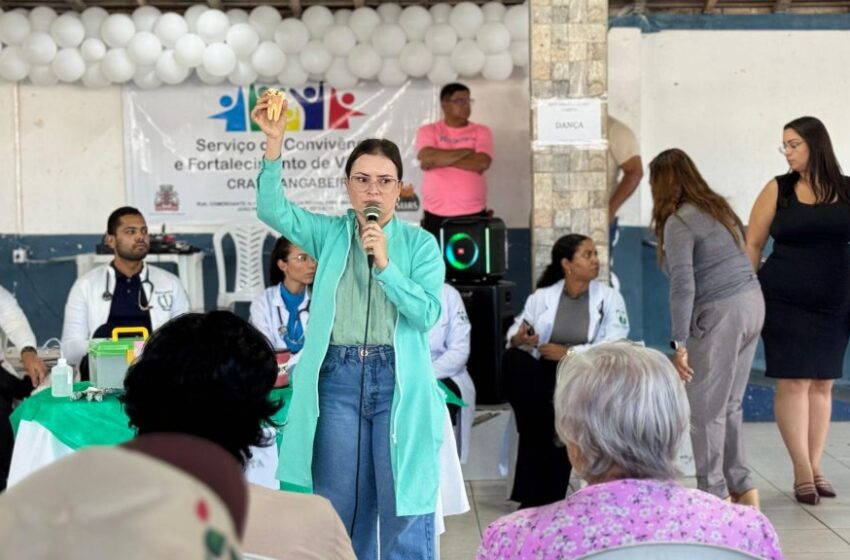  Idosos atendidos pelo Cras Mangabeira têm dia especial de cuidados à saúde e bem-estar