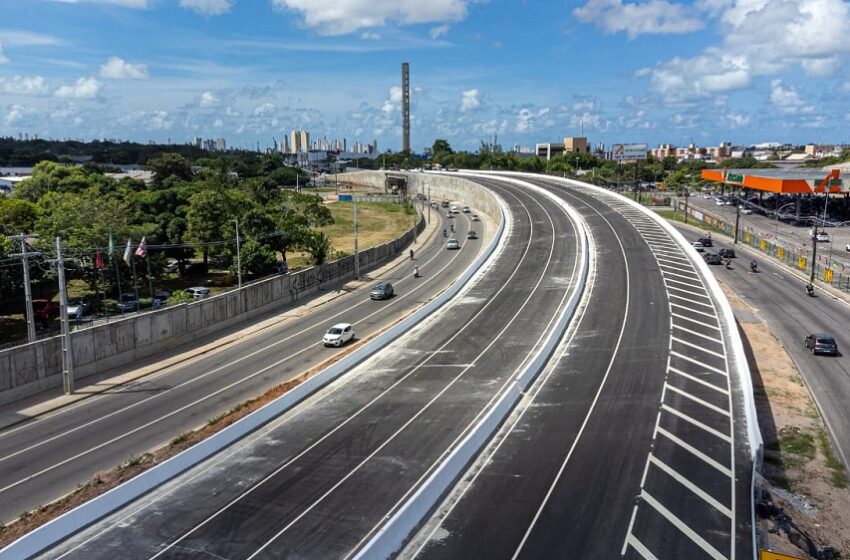  Obras do DER no Viaduto Luciano Agra provocam desvios em linhas de ônibus a partir desta segunda-feira