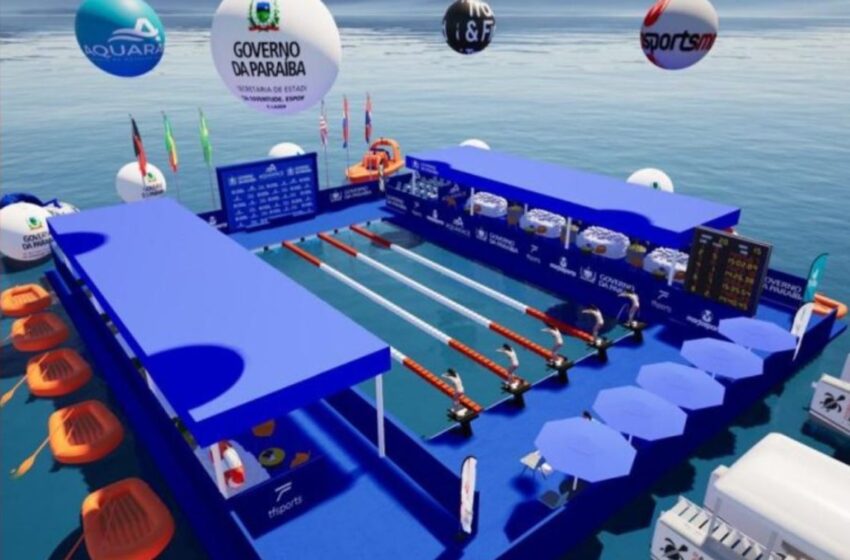  Paraíba World Beach Games terá piscina flutuante em alto-mar para provas de natação