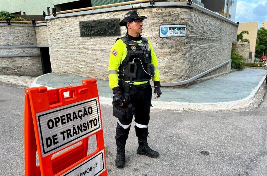  Semob-JP define operação especial de trânsito para eventos neste fim de semana