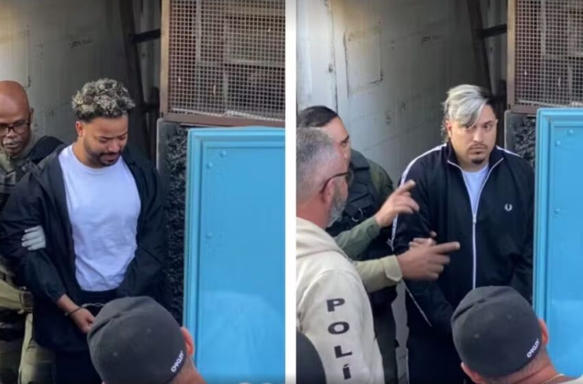  Hytalo e Euro chegam a João Pessoa sob custódia da polícia nesta quinta, por volta das 17h, após decisão da Justiça paraibana