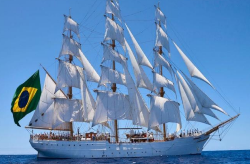 Navio-Veleiro Cisne Branco chega ao Porto de Cabedelo nesta sexta-feira (12)