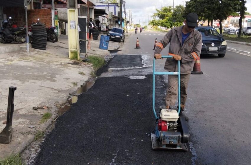  Operação Tapa-Buraco da Seinfra beneficia 40 bairros de João Pessoa ao longo da semana