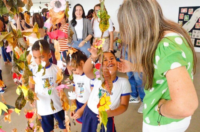  Crianças da Rede Municipal de Ensino expõem trabalhos na Estação Cabo Branco