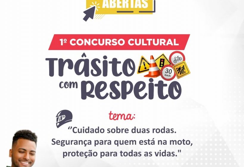  Semob-JP lança 1º Concurso Cultural para mobilizar população e inscrições começam nesta quarta-feira