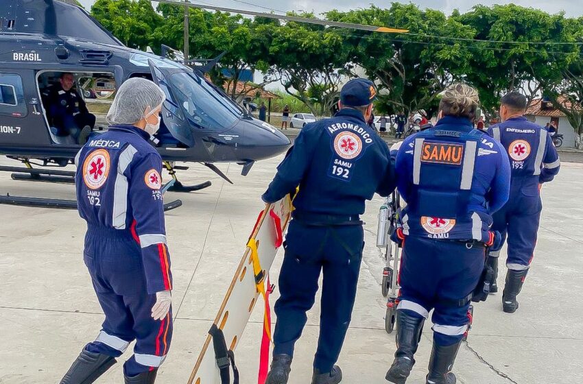  Menino de 1 Ano e 11 Meses é Resgatado em Operação Aérea do Samu-JP com Quadro Grave de Asma