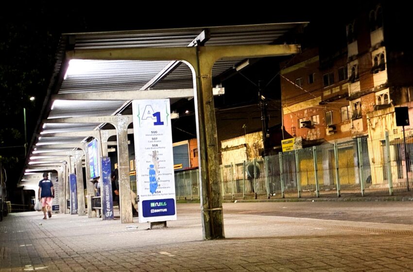 Semob-JP instala lâmpadas de LED no Terminal do Varadouro e reforça combate ao vandalismo