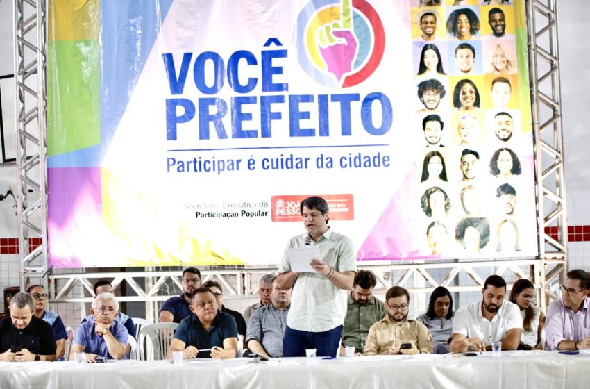 Leo Bezerra reforça papel da escuta popular no fortalecimento da gestão democrática durante o programa ‘Você Prefeito’