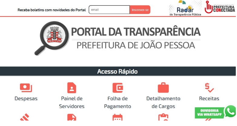  João Pessoa Dá Aula de Transparência e Lidera Ranking na Paraíba